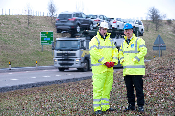 SCT_John_Swinney_A9_Groundworks_Bankfoot_